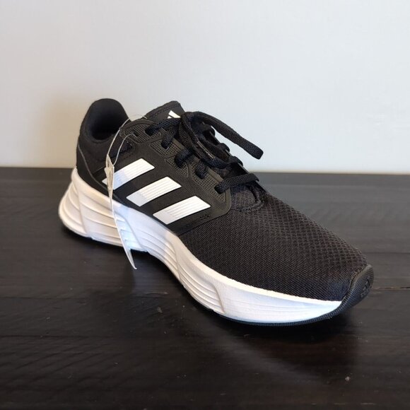 *Amputee* Single Shoe ADIDAS Galaxy 6 Womens Size 9 Black White LEFT Foot Only - Picture 1 of 11
